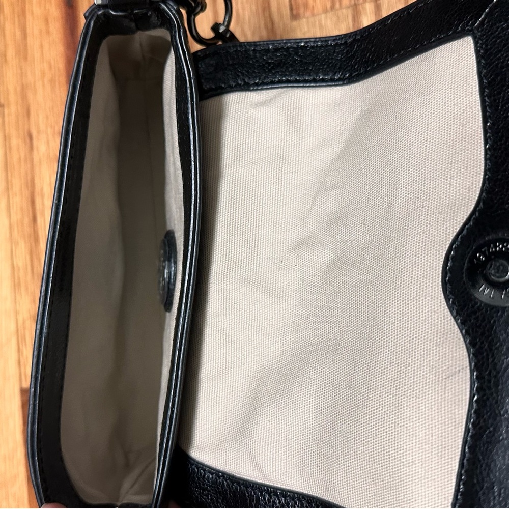 Black Tory Burch Crossbody with Gunmetal Finishings - Picture 5 of 7
